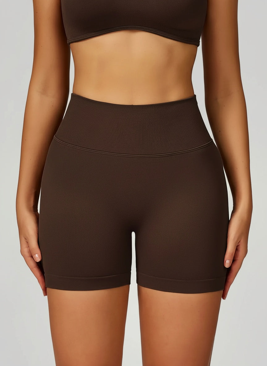 Shorts de Treino Seamless Ribbed