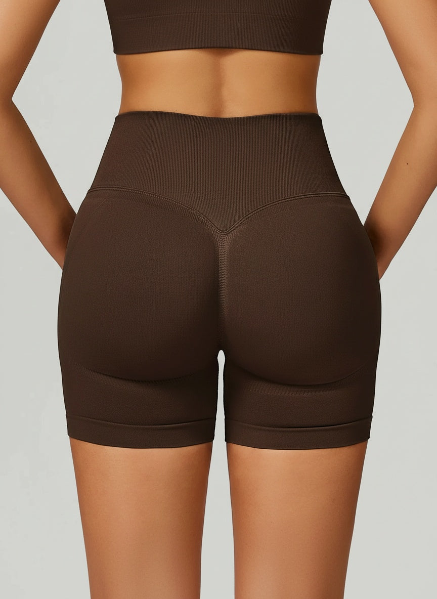 Shorts de Treino Seamless Ribbed
