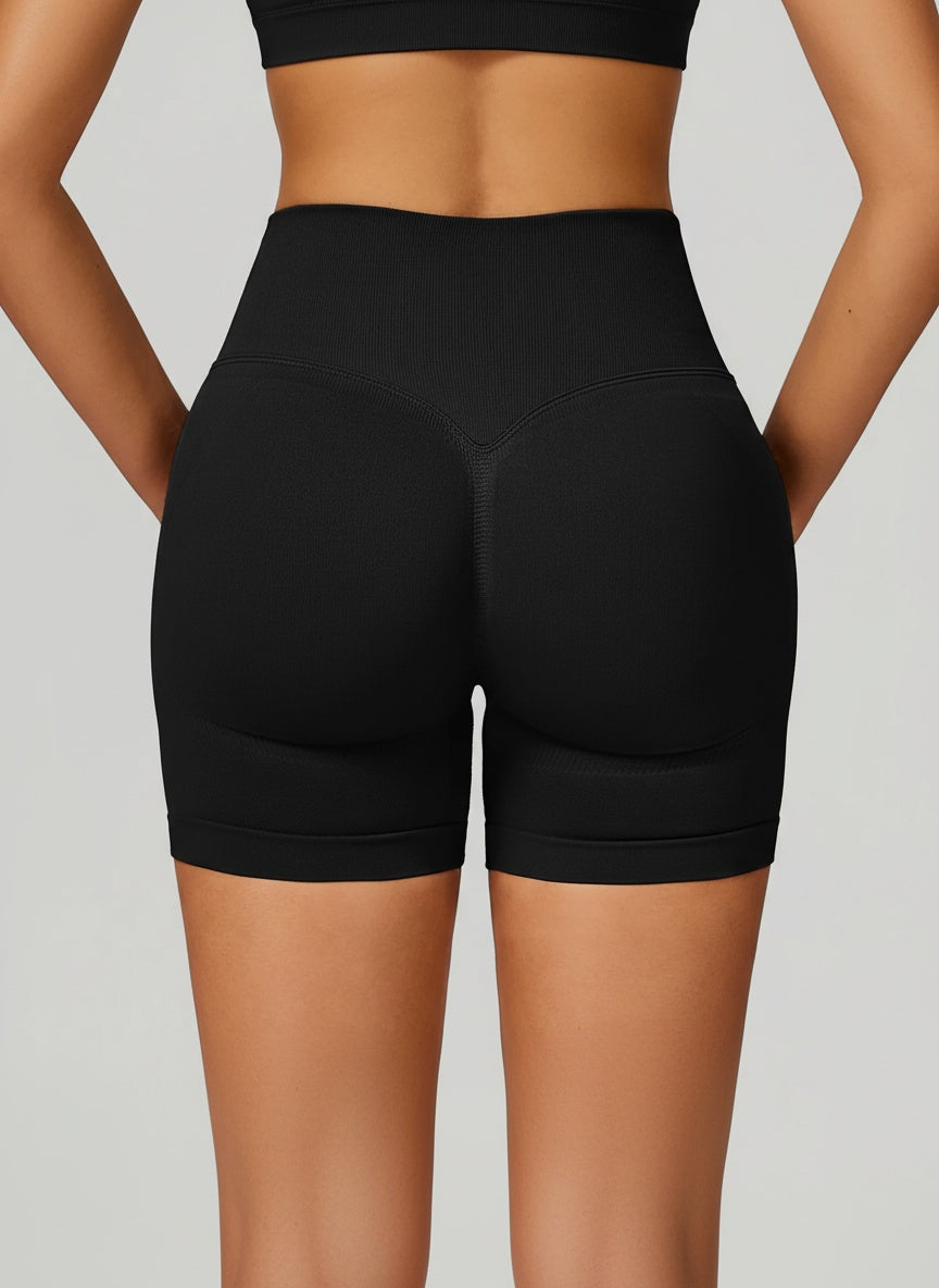 Shorts de Treino Seamless Ribbed