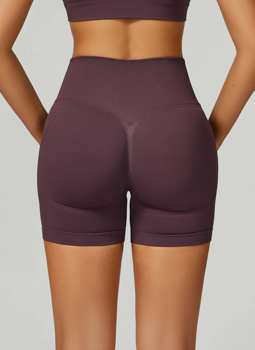 Shorts de Treino Seamless Ribbed