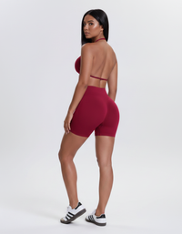 Conjunto Seamless Halter — Top e Calções