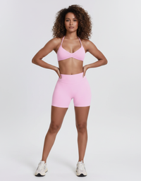 Conjunto Seamless Halter — Top e Calções