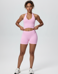 Conjunto Seamless Bra e Calções — Cintura Alta