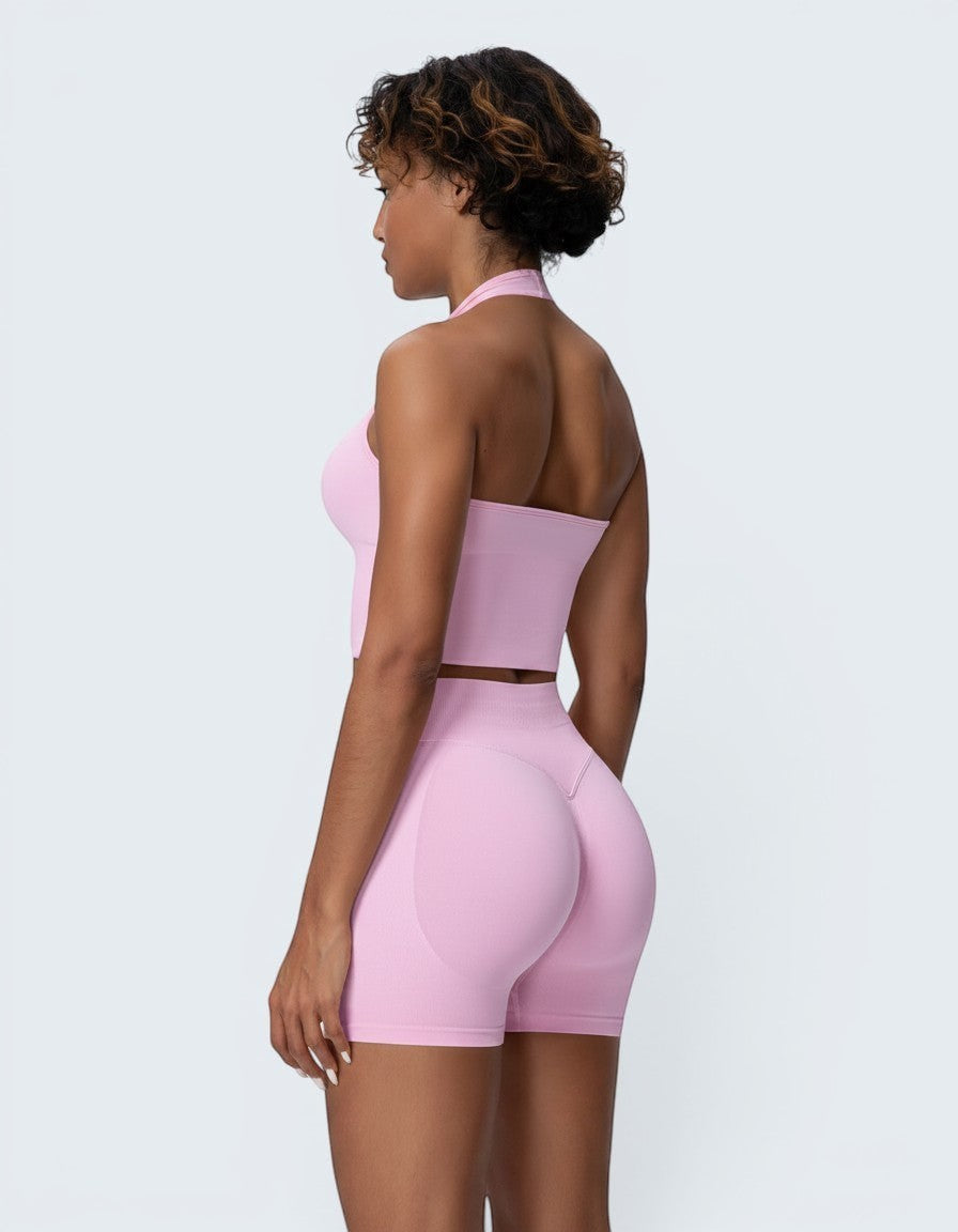 Conjunto Seamless Bra e Calções — Cintura Alta