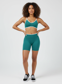 Conjunto Seamless Canelado — Top e Leggings