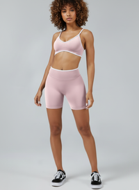 Conjunto Seamless Canelado — Top e Leggings