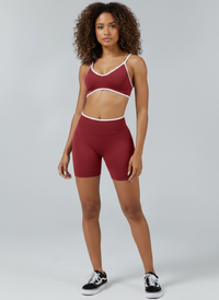 Conjunto Seamless Canelado — Top e Leggings