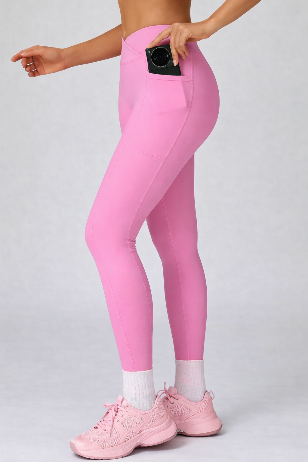 Leggings de Treino para Mulher – Cintura em V