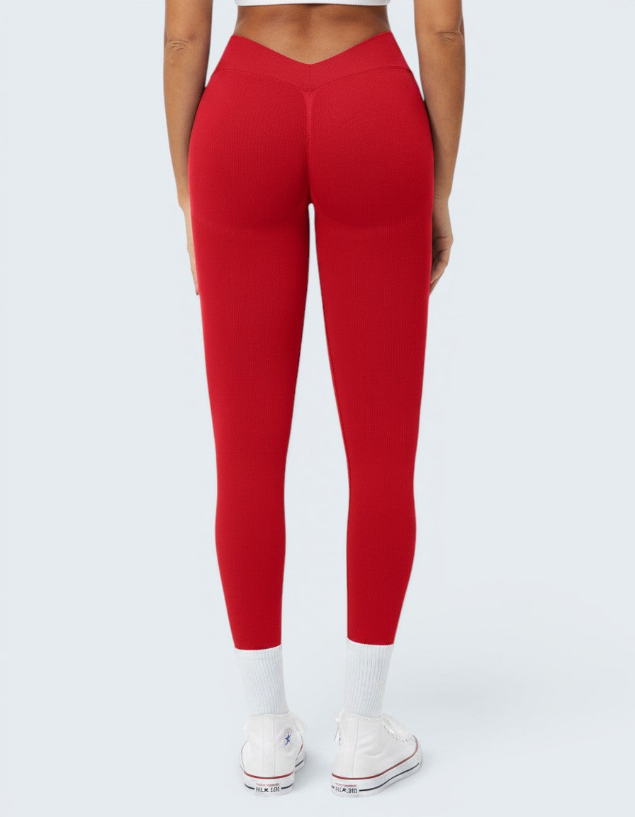 Leggings Seamless com Modelação em V