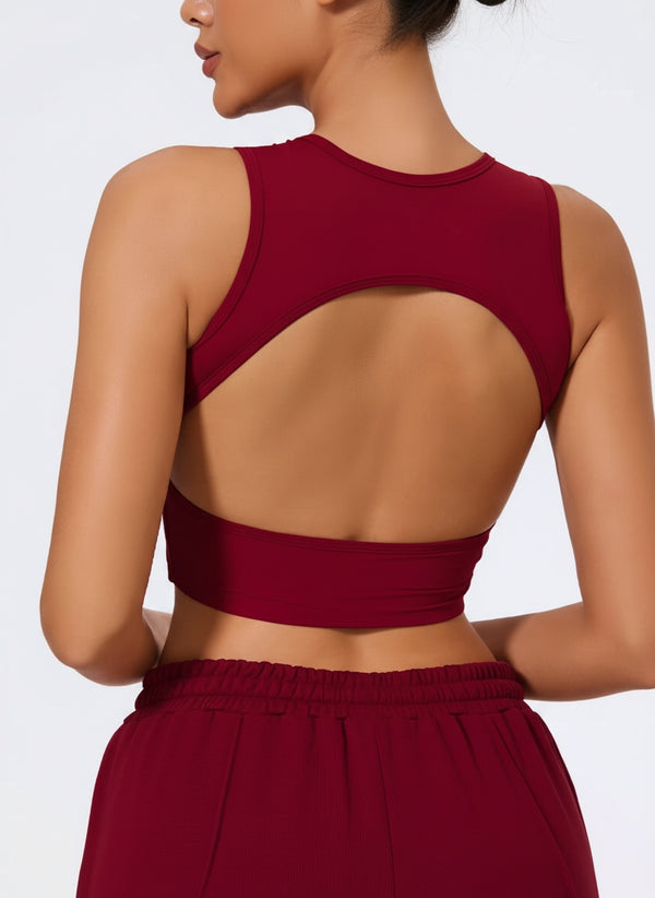 Top Cropped Open Back