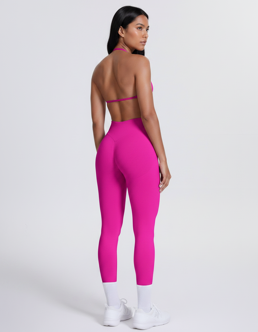 Conjunto Seamless Fitness — Top e Calções